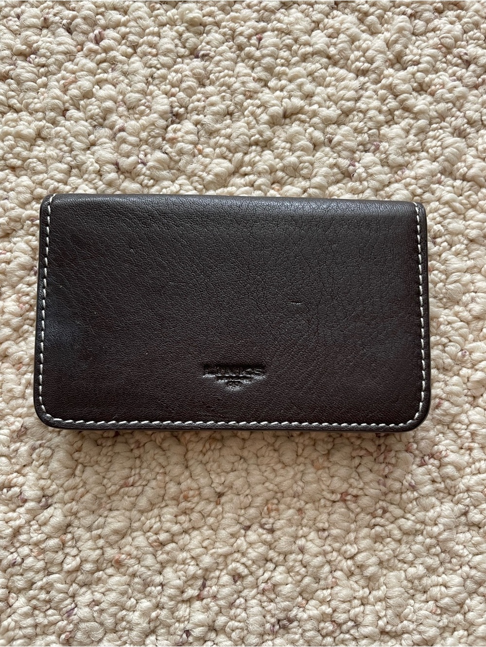 Links of London Brown Leather Card Case Wallet